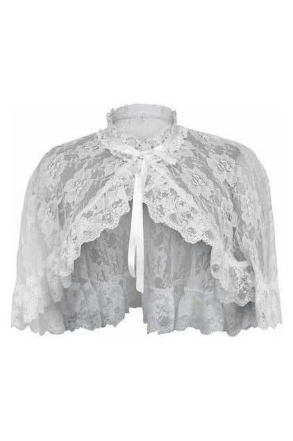 White Lace Cape