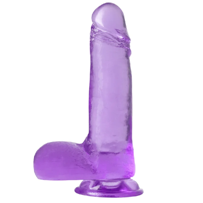 Colorful Realistic Dildo with Balls 7.25 Inch