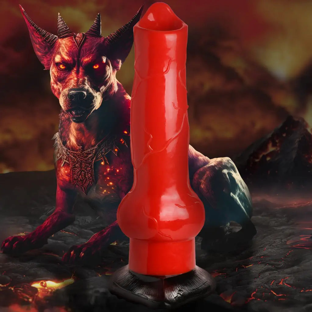 Creature Cocks Giant Hell-Hound Canine 3ft Dildo