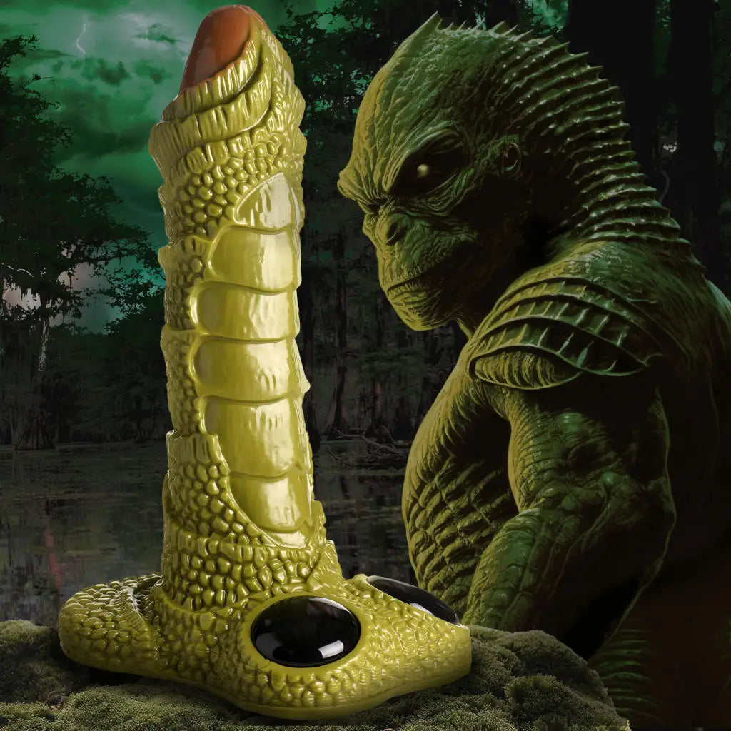 Creature Cocks Scaly Swamp Monster 3 Foot Giant Dildo