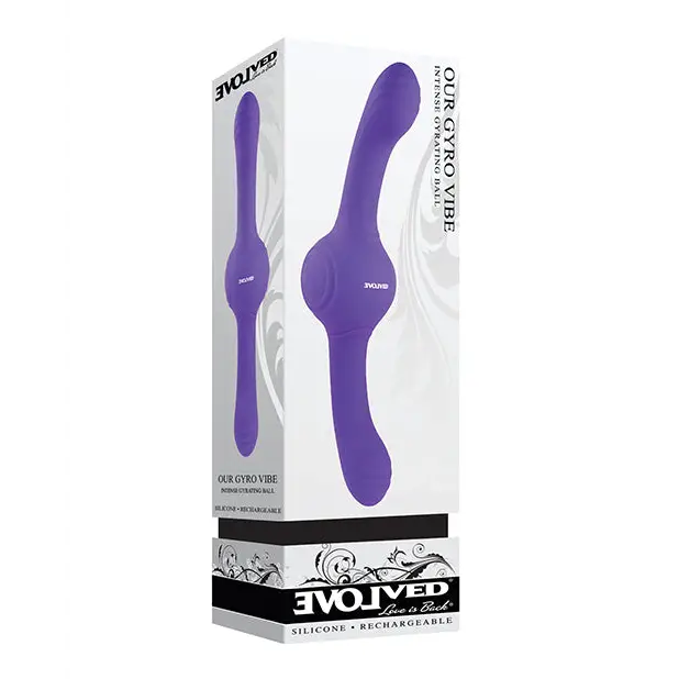 Evolved 'Our Gyro' Dual Ended Gyrating Silicone Vibrator