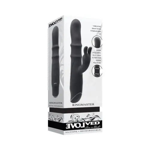 Evolved 'Ringmaster' Rechargeable Dual Stim Vibrator