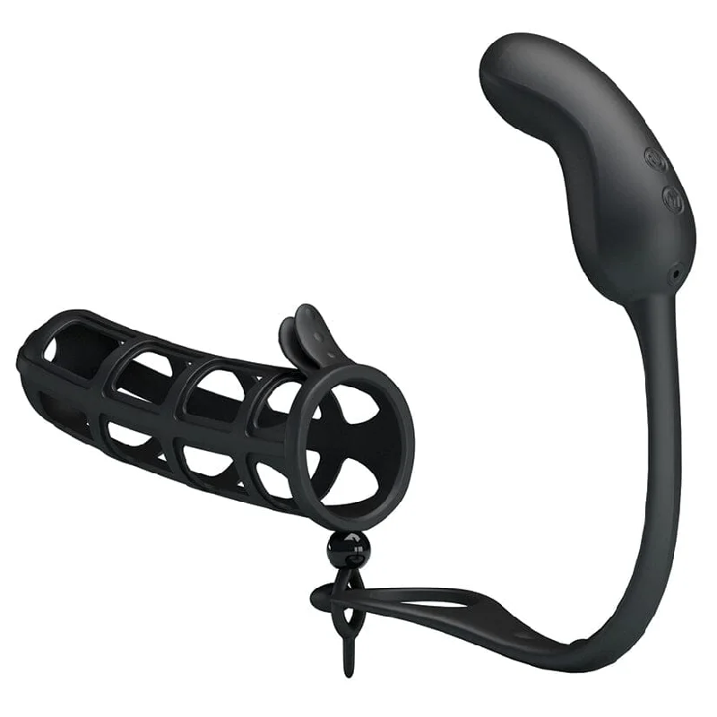 Hercules Vibrating Anal Stimulator and Sheath