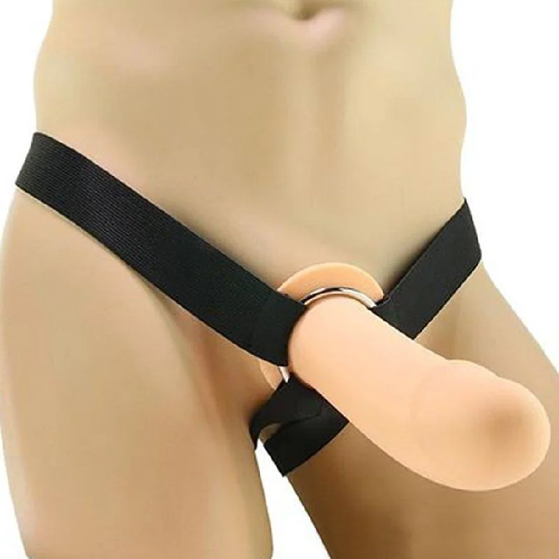 Silicone Hollow Strap-On With Jock Strap