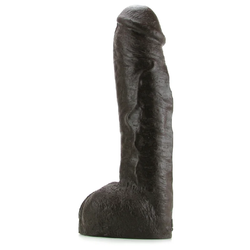 Hung 12.5 Inch Vac-U-Lock Dildo in Brown