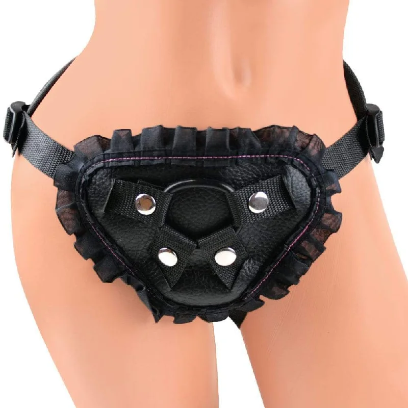 Ruffled Strap-On Harness