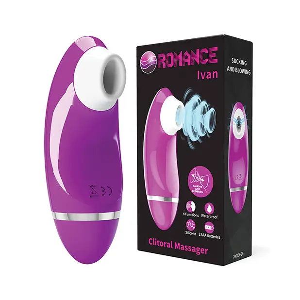 Pretty Love Romance Ivan Sucking Clitoral Massager - Fuchsia