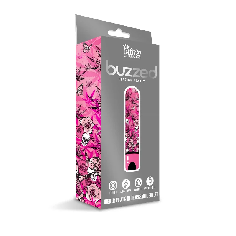 Prints Charming Buzzed Higher Power Rechargeable Bullet Blazing Beauty Vibrator