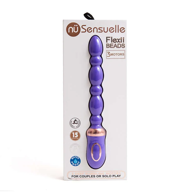 Sensuelle Flexii Beads Ultra Violet Vibrator from Nu Sensuelle