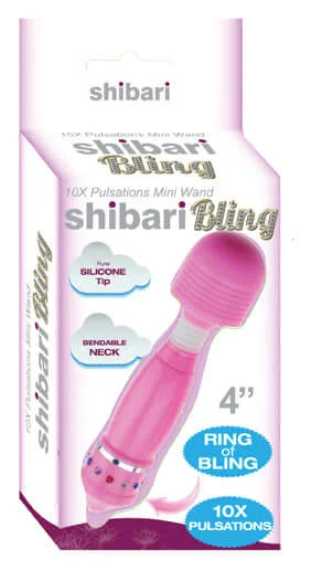 Shibari Sexy Bling Bling Mini Wand Pink