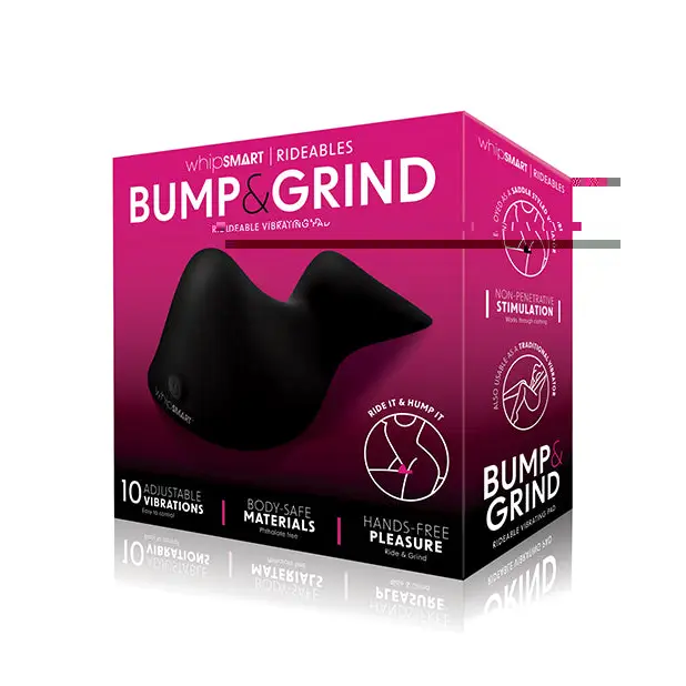 Whipsmart Rideables Bump & Grind Vibrating Pad - Black