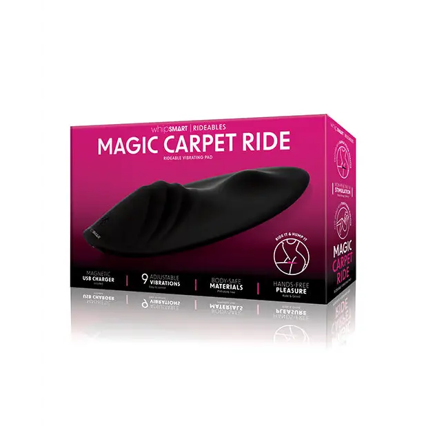 Whipsmart Rideables Magic Carpet Ride Vibrating Pad - Black