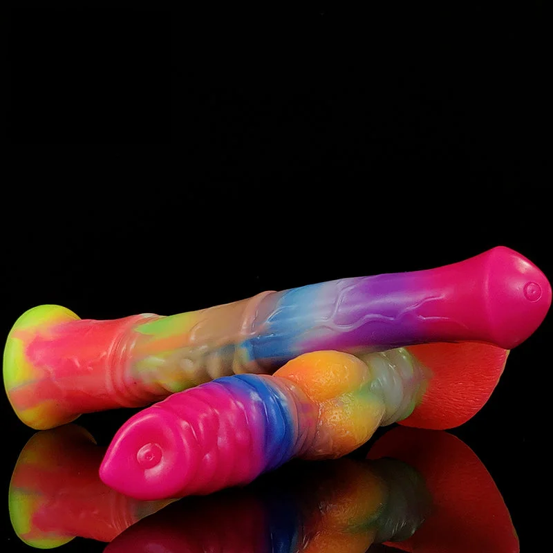 Luminous Big Knot Wolf Dildo