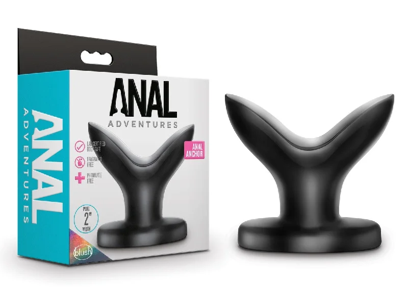 Anal Adventures By Blush® | Anchor Black 4-Inch Anal Plug