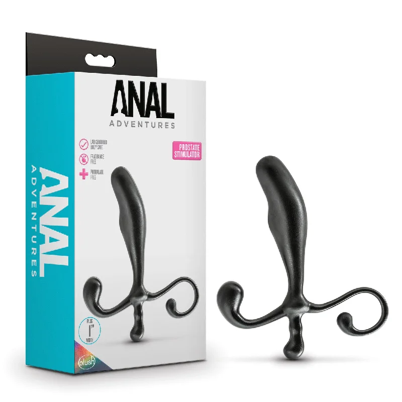 Anal Adventures By Blush® | Prostate Stimulator Black 5-Inch Anal Plug