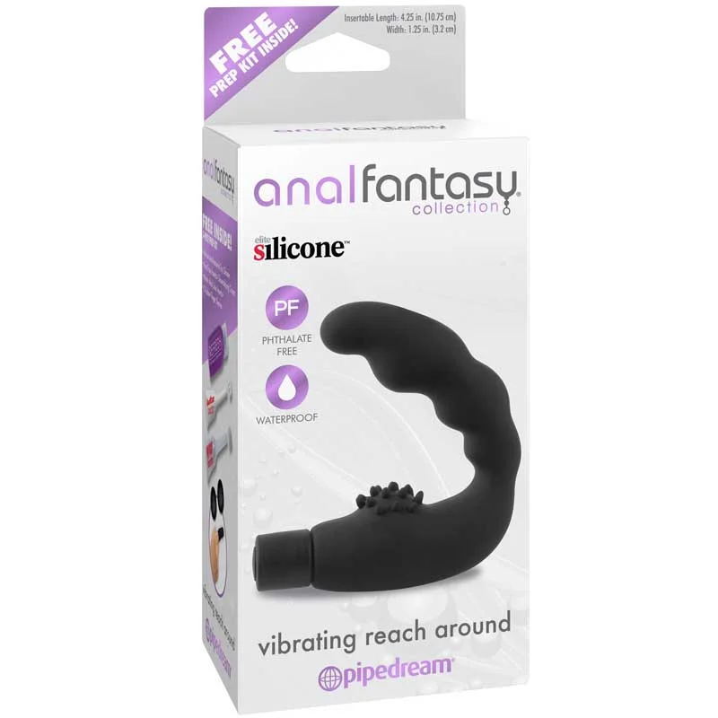 Anal Fantasy Collection Vibrating Reach Around - Black