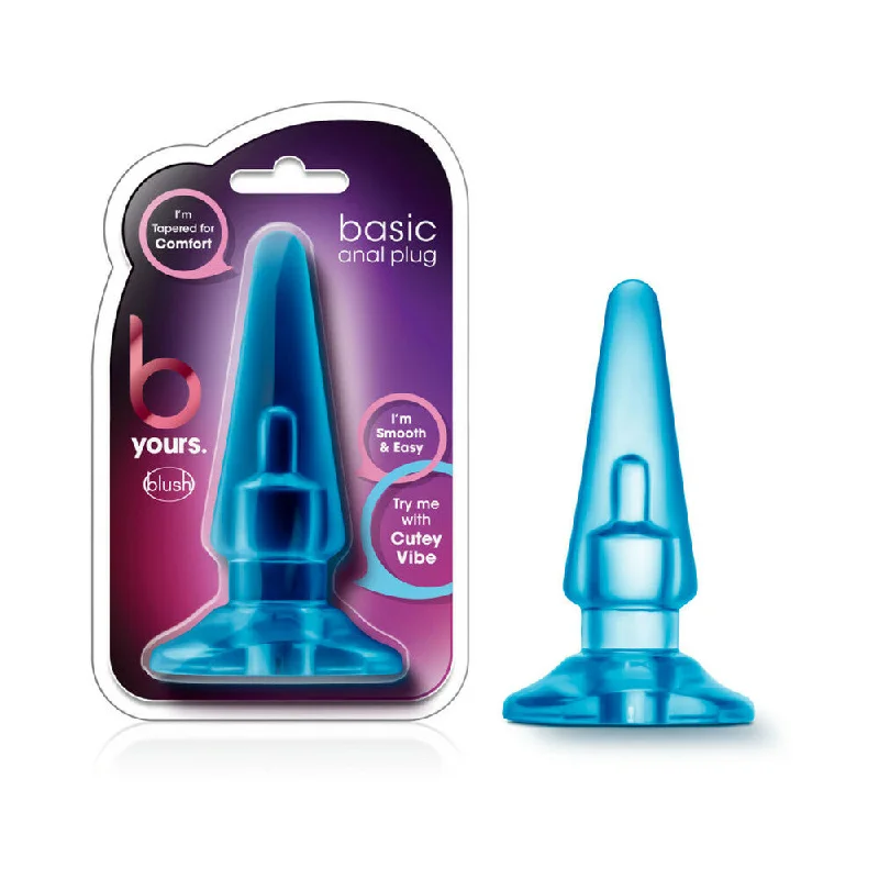 Blush B Yours Basic Anal Plug - Blue