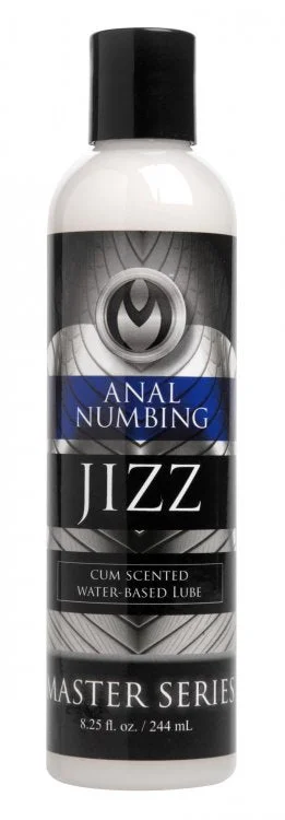 Master Series Jizz Anal Desensitizing Lube 8oz (out Oct)