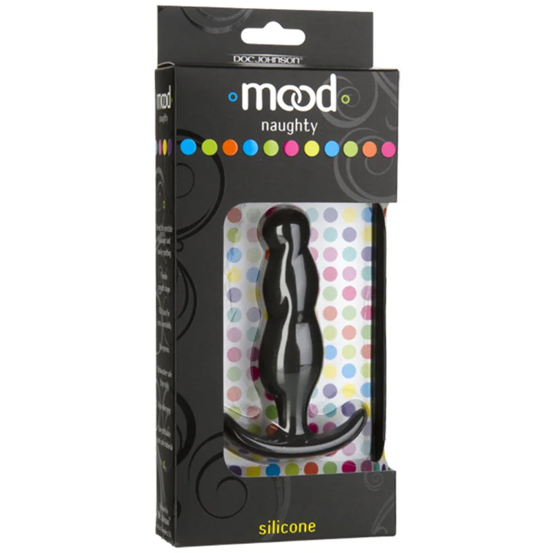 Mood Naughty 3 Medium Black Silicone Butt Plug