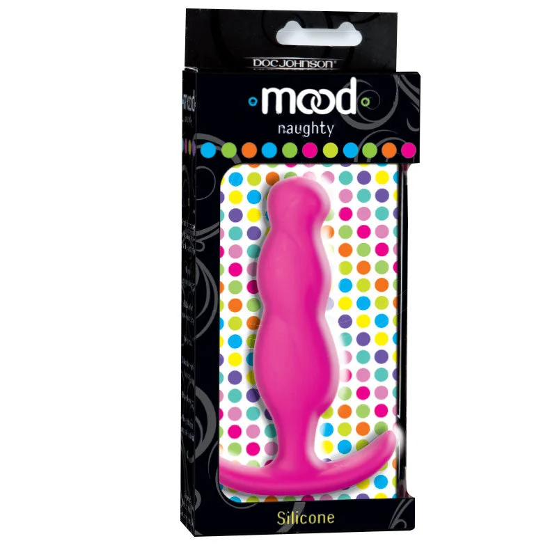 Mood Naughty 3 Medium Pink Silicone Butt Plug