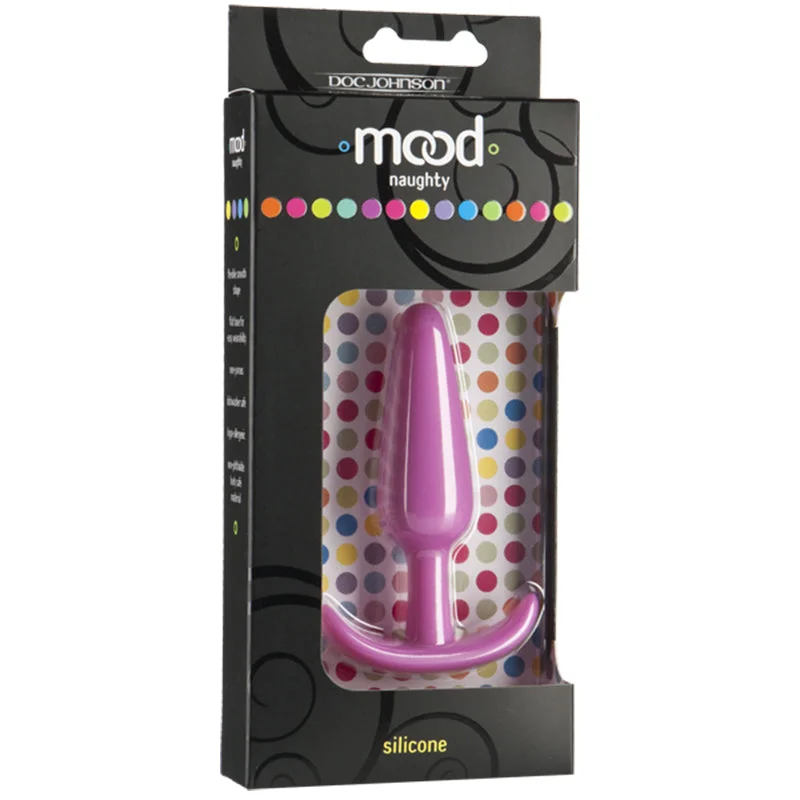 Mood Naughty Medium Pink Silicone Butt Plug