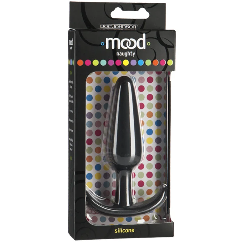 Mood Naughty Silicone Anal Plug Large Black