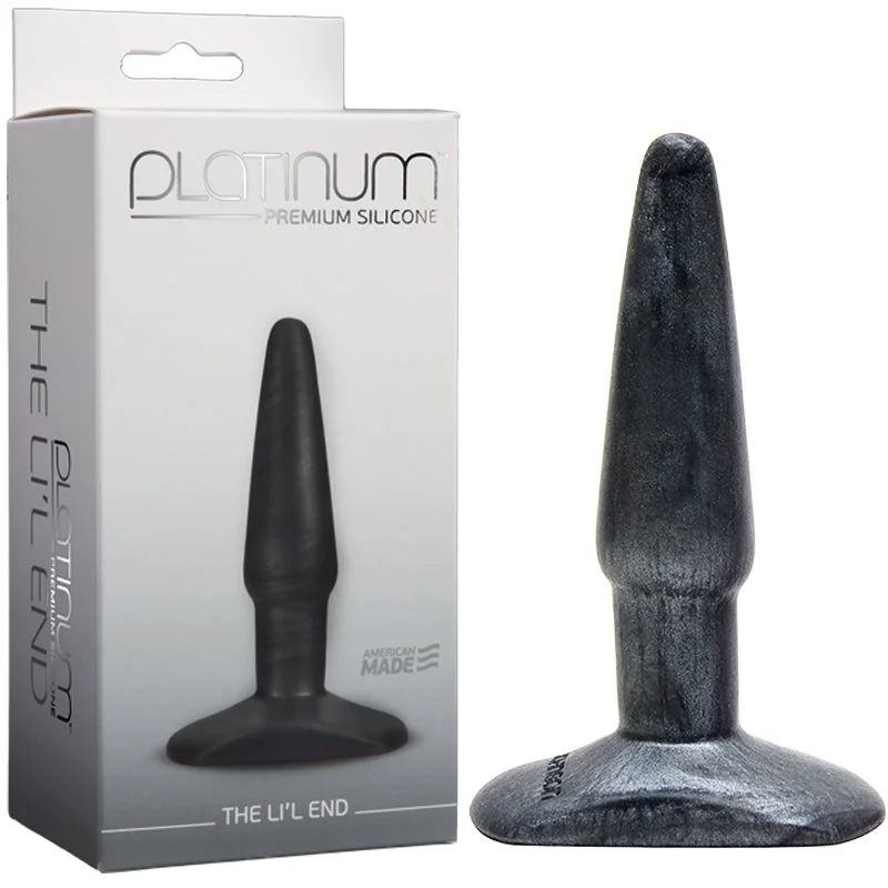 Platinum Premium Silicone The Lil End Charcoal Plug