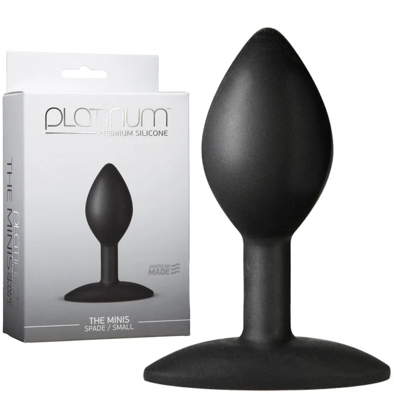 Platinum Premium Silicone The Minis Spade Small Black