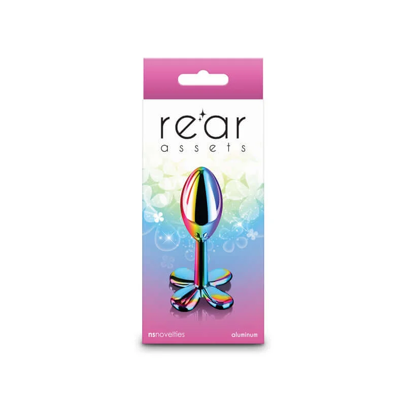 Rear Assets Clover Multicolor Butt Plug