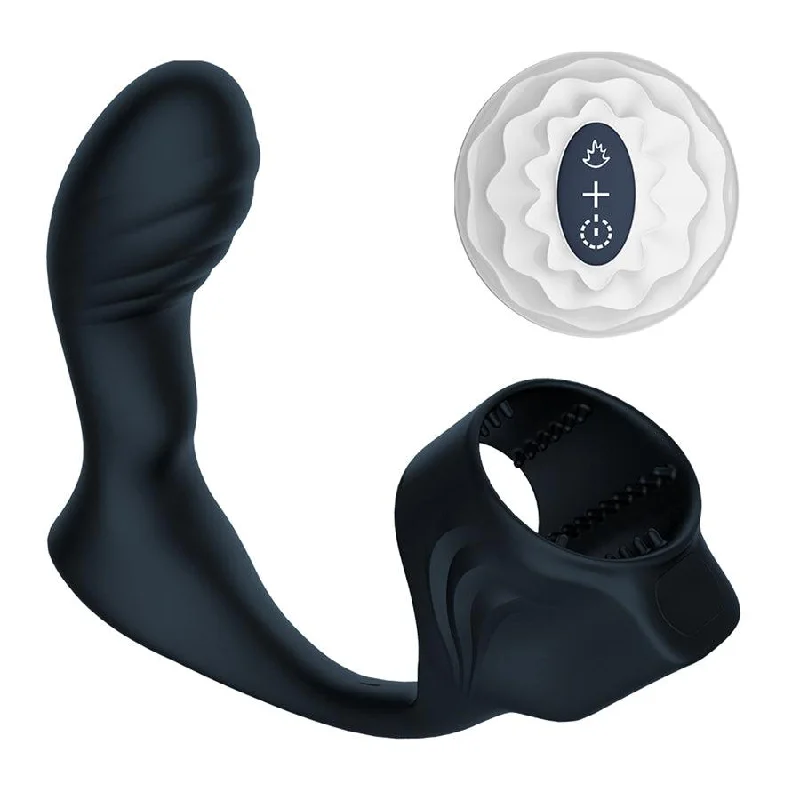 Remote Control Male Prostate Massager with Penis Ring