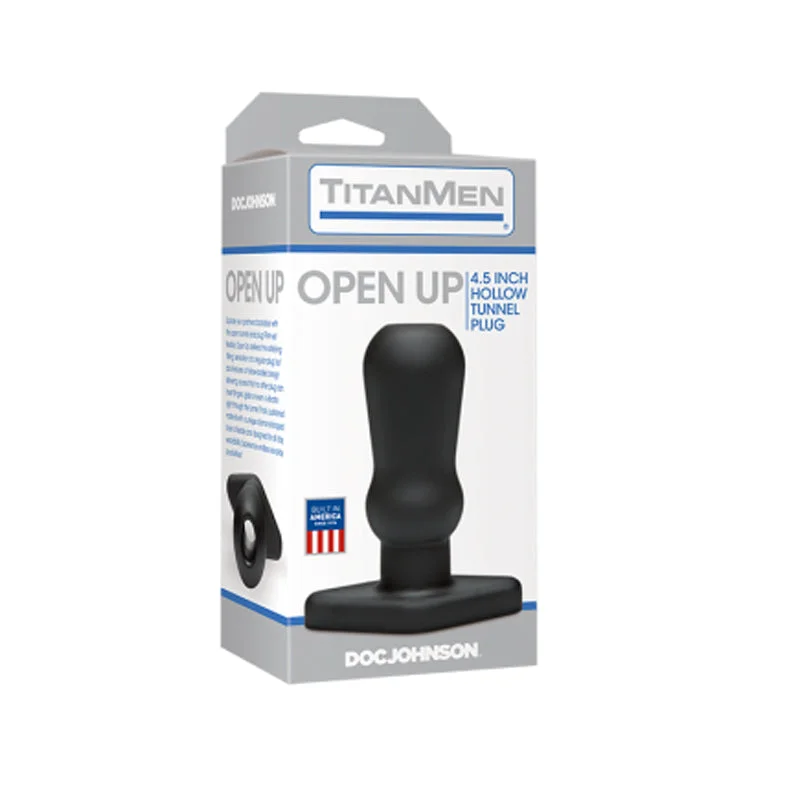 Titanmen The Open Up Black Butt Plug