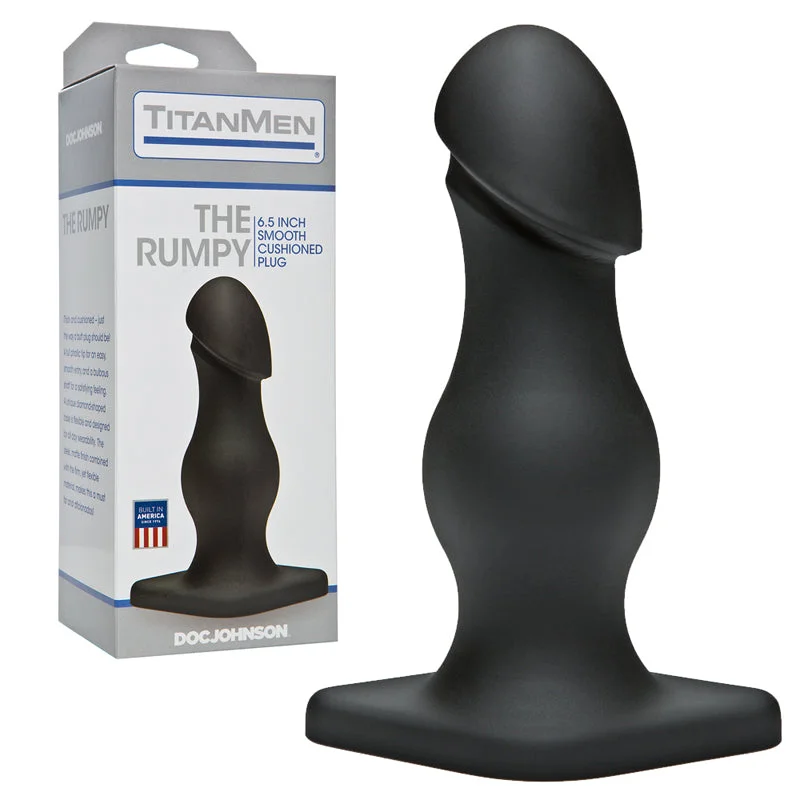 Titanmen The Rumpy Black Butt Plug